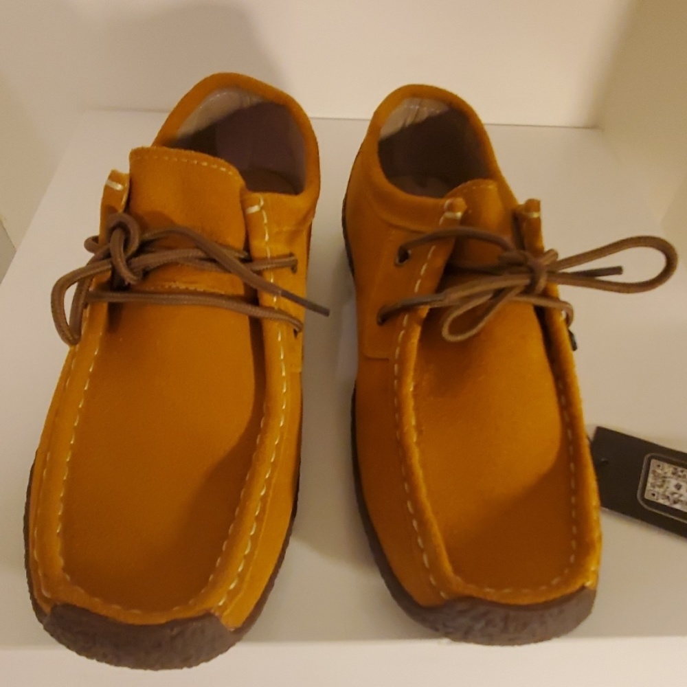 Temofon Women's Autumn Casual Leather  Running